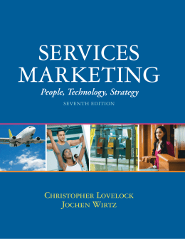 Christopher Lovelock Jochen Wirtz People, Technology, Strategy