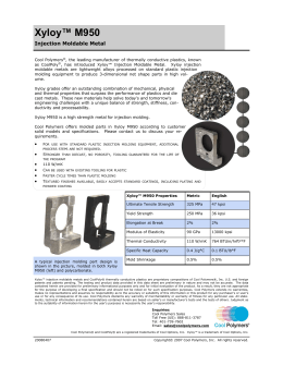 Xyloy™ M950 - Cool Polymers