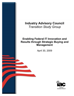 Enabling Federal It Innovation and Results
