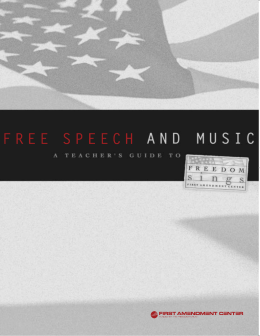Free Speech and Music - First Amendment Center