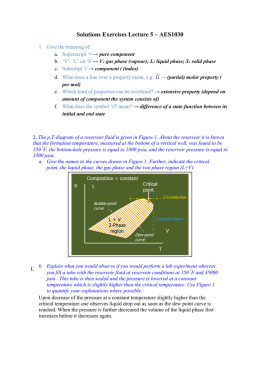 solutions Exercises Lecture 5