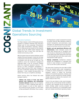Global Trends in Investment Operations Sourcing