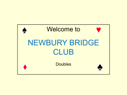 NEWBURY BRIDGE CLUB