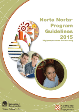 Norta Norta 2015 Guidelines