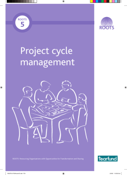 Project cycle management - Tearfund International Learning Zone