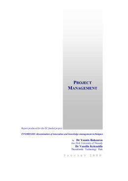 PROJECT MANAGEMENT