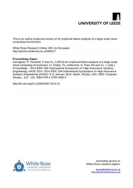 An empirical failure-analysis of a large