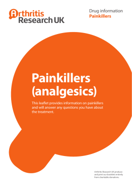 Painkillers (analgesics)