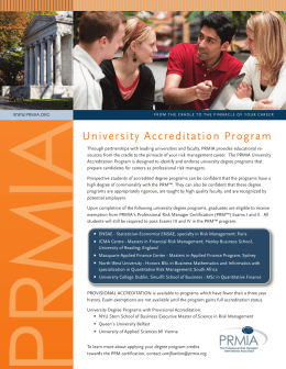 Page 1 Through partnerships with leading universities and faculty