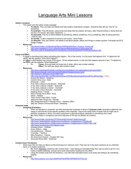 Language Arts Mini Lessons