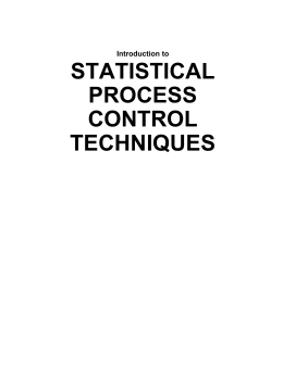 statistical process control techniques