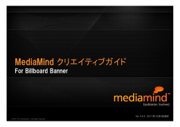 MediaMind クリエイティブガイド MediaMind