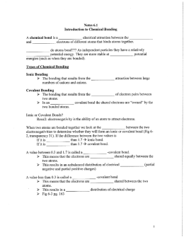 Notes 6.1
