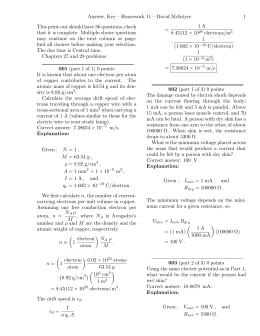Homework 11 - Department of Physics | Oregon State University