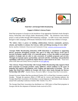 Partner - Georgia Head Start Association