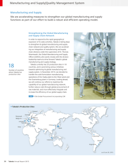 Manufacturing and Supply/Quality Management System