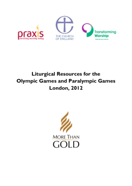 Olympics prayers - The Church of England