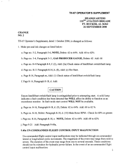 TH-67 Operator`s Supplement (Change 2)