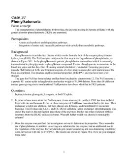 Case 30 Phenylketonuria