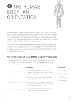 Chapter 1 worksheet - Deer Creek High School