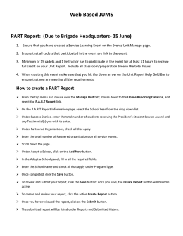 LOI for Web Based JUMS Reports