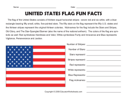 American Flag Flag Facts