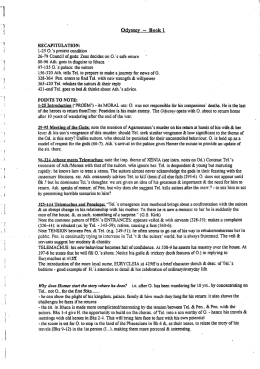 Odyssey books 1-24 notes - Classical Resource Centre