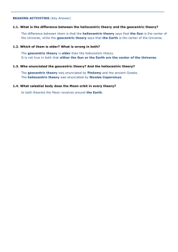 READING ACTIVITIES (Key Answer) 1.1. What is the difference