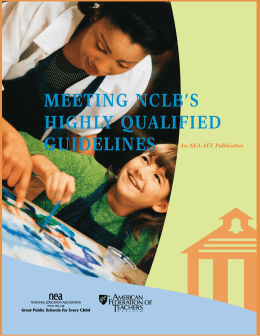 Meeting NCLB`s Highly Qualified Guidelines