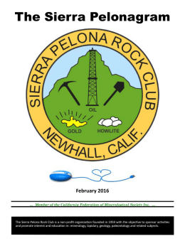 February - Sierra Pelona Rock Club