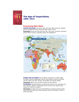 Imperialism Text - Marion City Schools