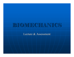 BIOMECHANICS