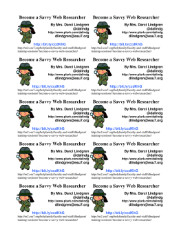 Become a Savvy Web Researcher