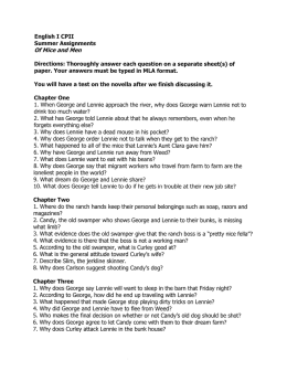 English I CPII Summer Assignment