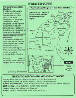 WEEK 22 GEOGRAPHY