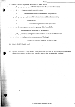 Respiratory WS pg 67