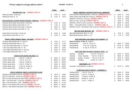 ITT Price List