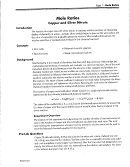 Mole Ratios - MisterSyracuse.com