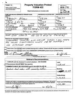 Page 1 * V- | SUBMT to SARPY COUNTY CLERK 1210 GOLDEN