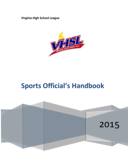 Sports Official`s Handbook