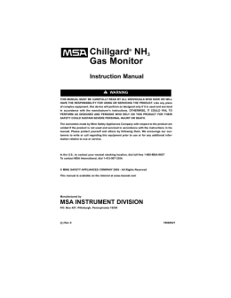 Chillgard® NH3 Gas Monitor