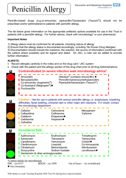 Penicillin Allergy