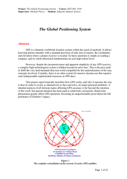 The Global Positioning System