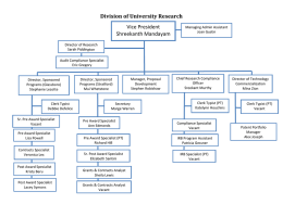 Division of University Research Vice President Shreekanth Mandayam