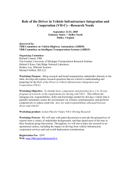(VII-C)—Research Needs - Transportation Research Board