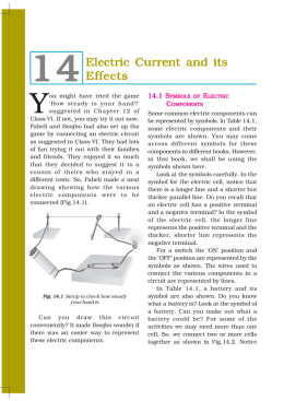 Electric Current and its Effects