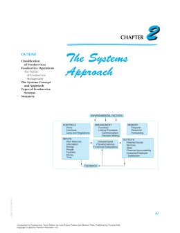 The Systems Approach - University of Phoenix