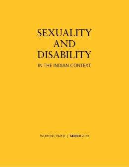 working paper - Talking About Reproductive and Sexual Health Issues
