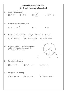 x - Mathsrevision.com