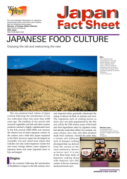 japanese food culture